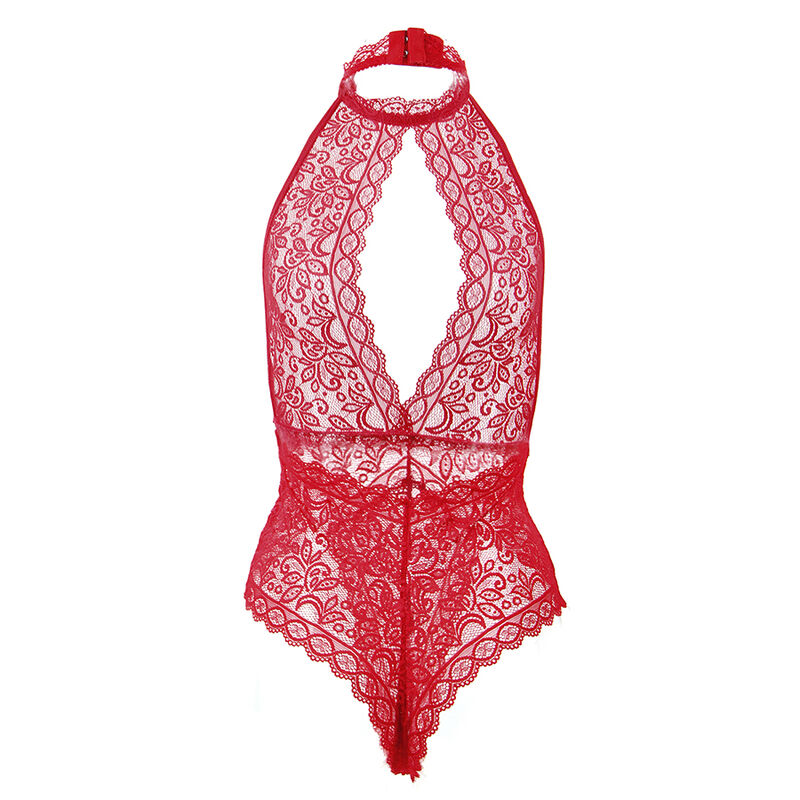 953874 OPEN CUP BODYSUIT RED S/M - Image 5