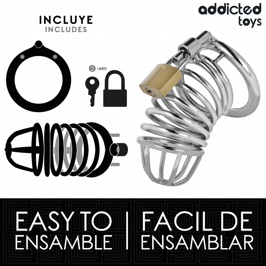 IRON CELL METAL PENIS CAGE 4 CM SIZE S - Image 4