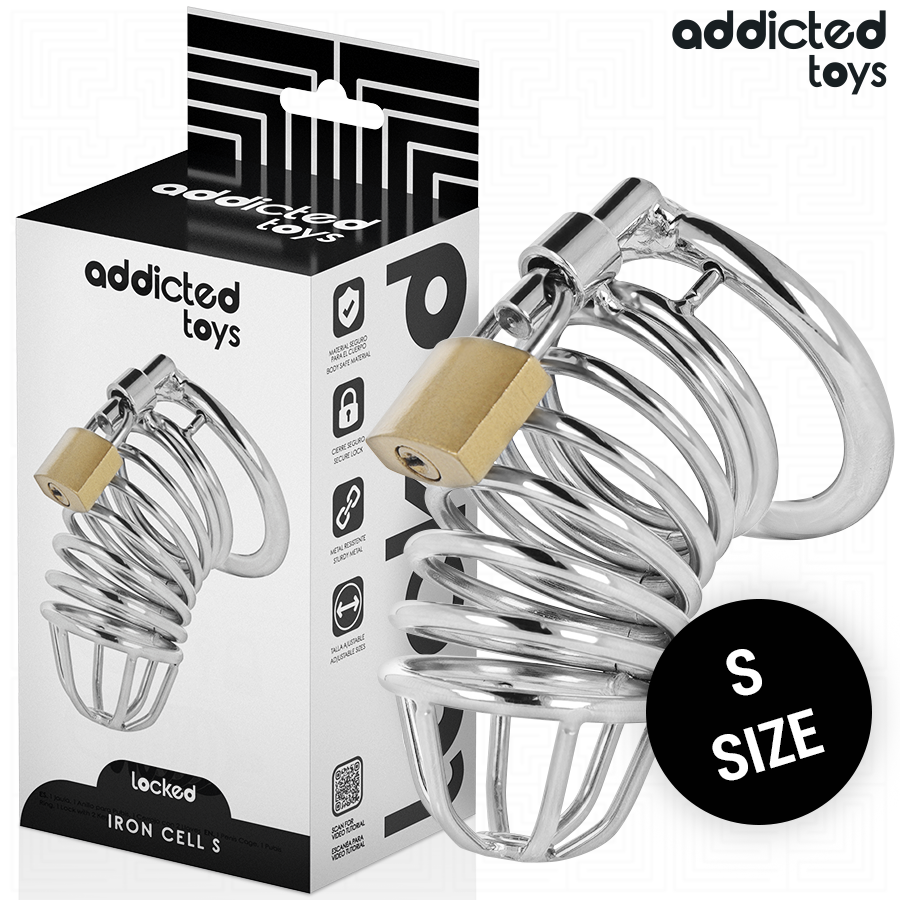 IRON CELL METAL PENIS CAGE 4 CM SIZE S