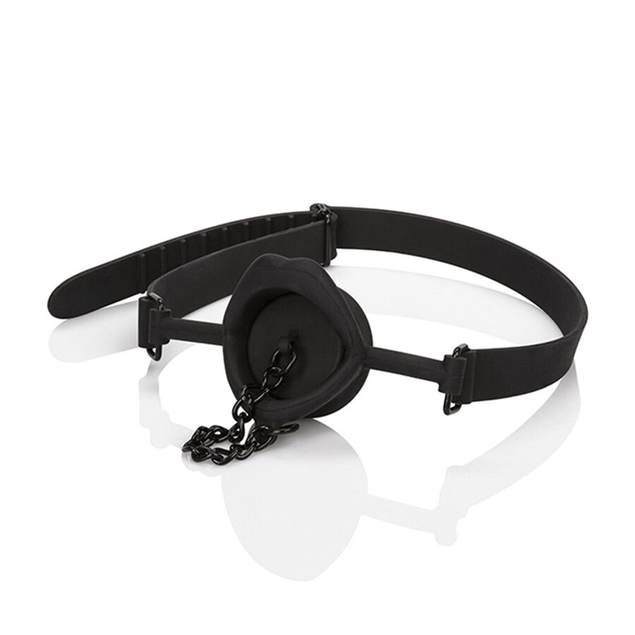 SCANDAL GAG WITH BLACK SILICONE PLUG - Image 2