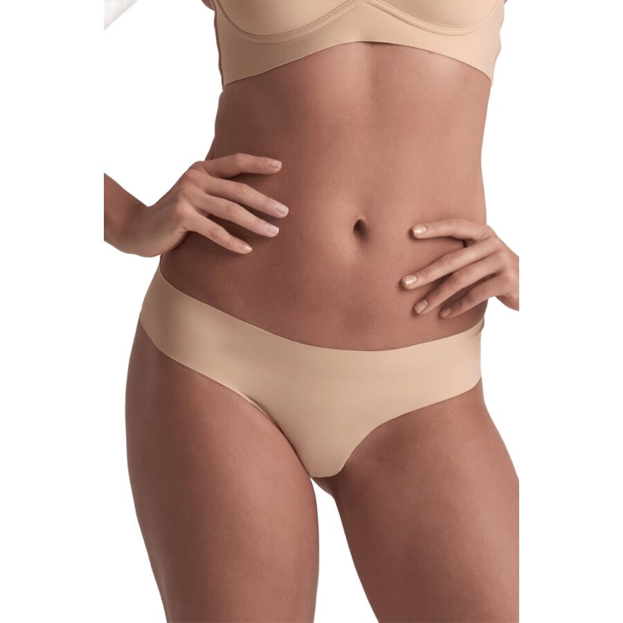 INVISIBLE THONG 2 PACK BEIGE & BLACK SIZE L - Image 2