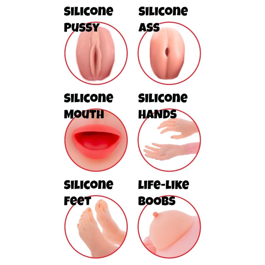 LUSTY LOLA INFLATABLE DOLL 145 CM - Image 3