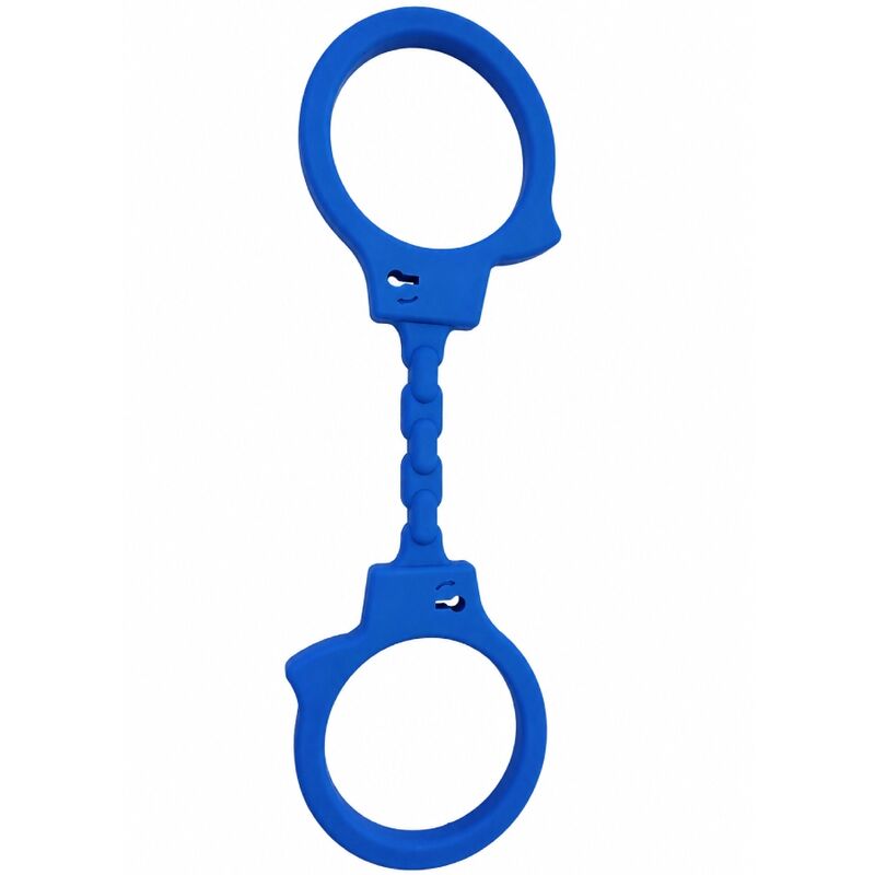 SILICONE HANDCUFFS BLUE