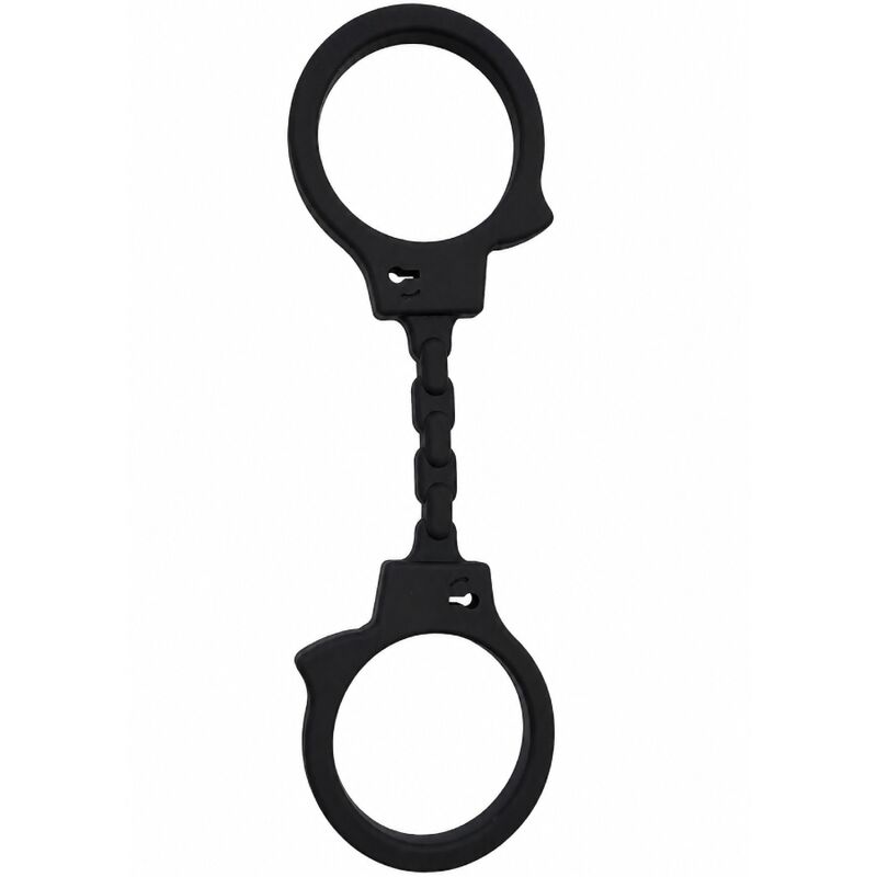 SILICONE HANDCUFFS BLACK