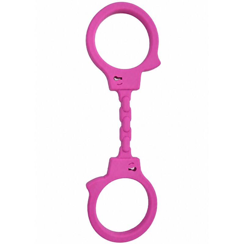 SILICONE HANDCUFFS FUCHSIA