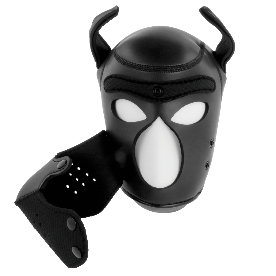 NEOPRENE DOG MASK WITH REMOVABLE MUZZLE M - Image 3