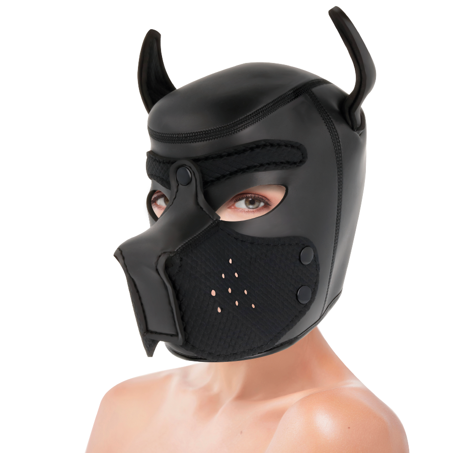 NEOPRENE DOG MASK WITH REMOVABLE MUZZLE M - Image 5