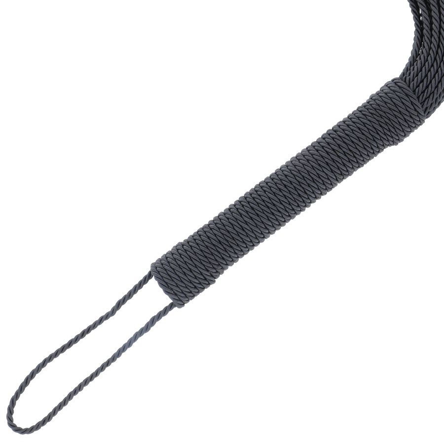 BLACK BONDAGE WHIP 50CM - Image 2