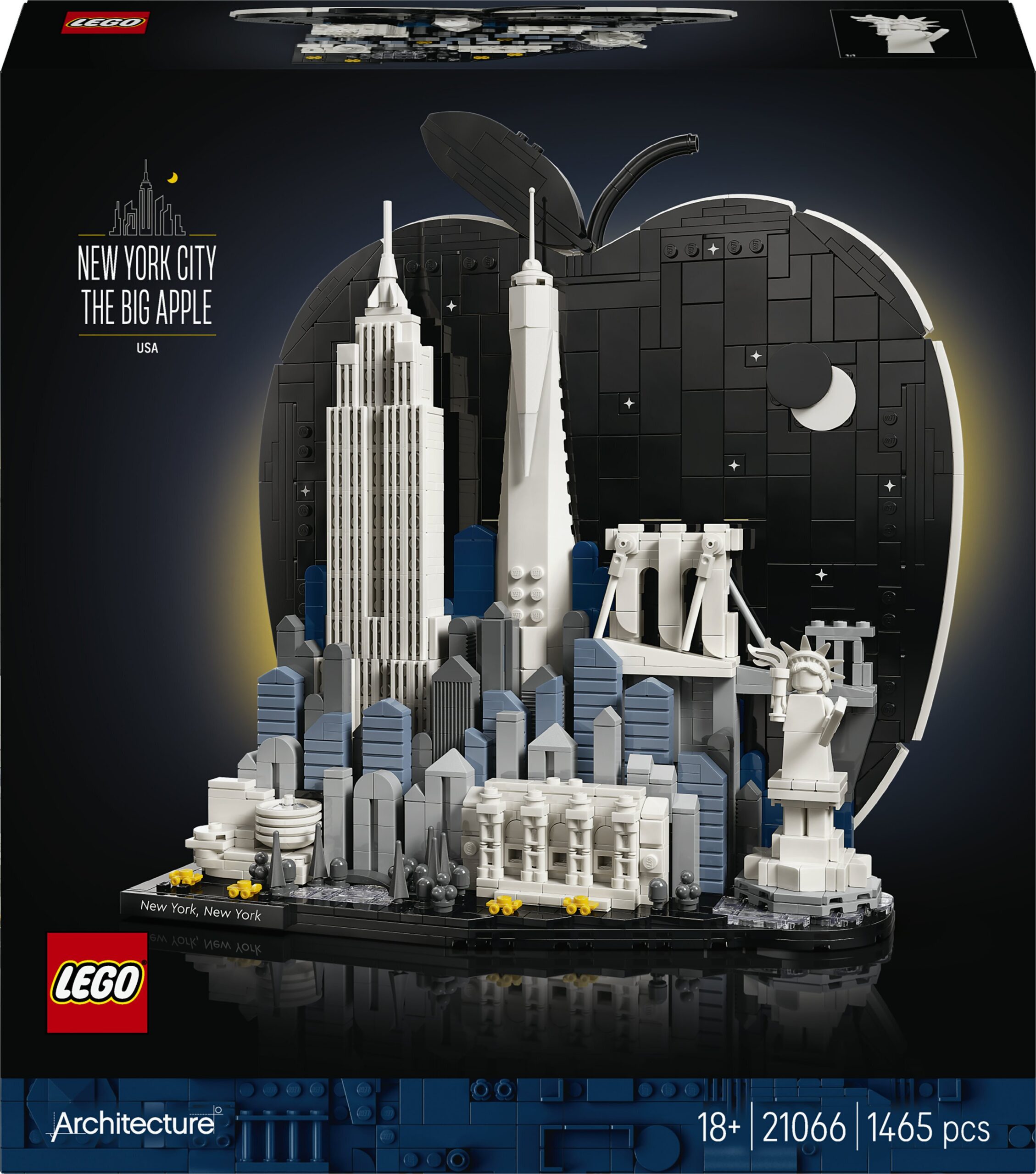 LEGO Architecture 21066 New York City - Suur Õun