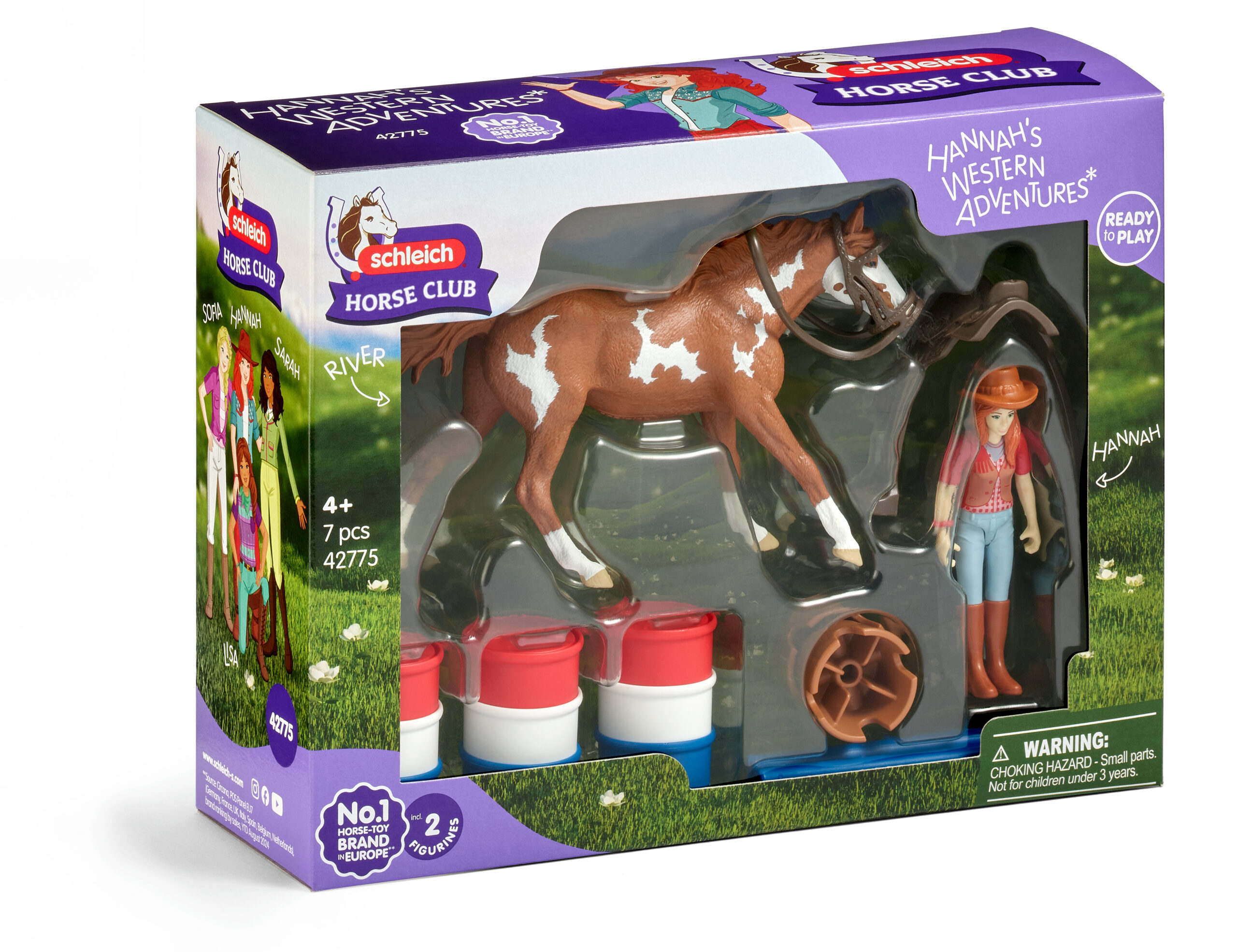 2_1040635-4000x3079-1.jpg Schleich Hannah lääneseikluste ratsafiguur - Pilt 1