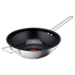 Tefal Nordica wok-pann 28 cm, keraamiline/roostevaba teras