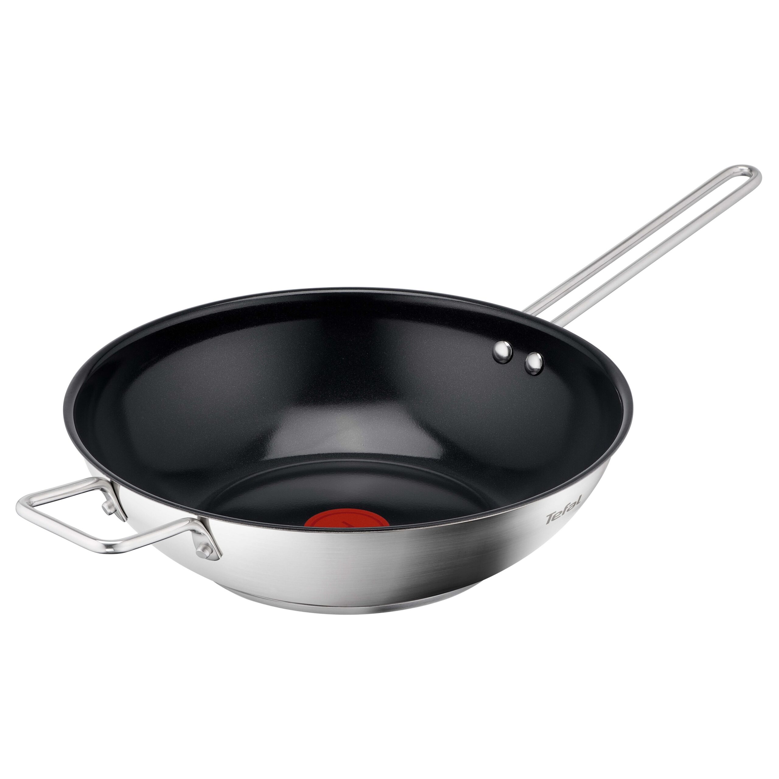 Tefal Nordica wok-pann 28 cm, keraamiline/roostevaba teras