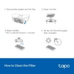 TP-Link Tapo RVA520 pestav HEPA filter, 4 tk - Pilt 3