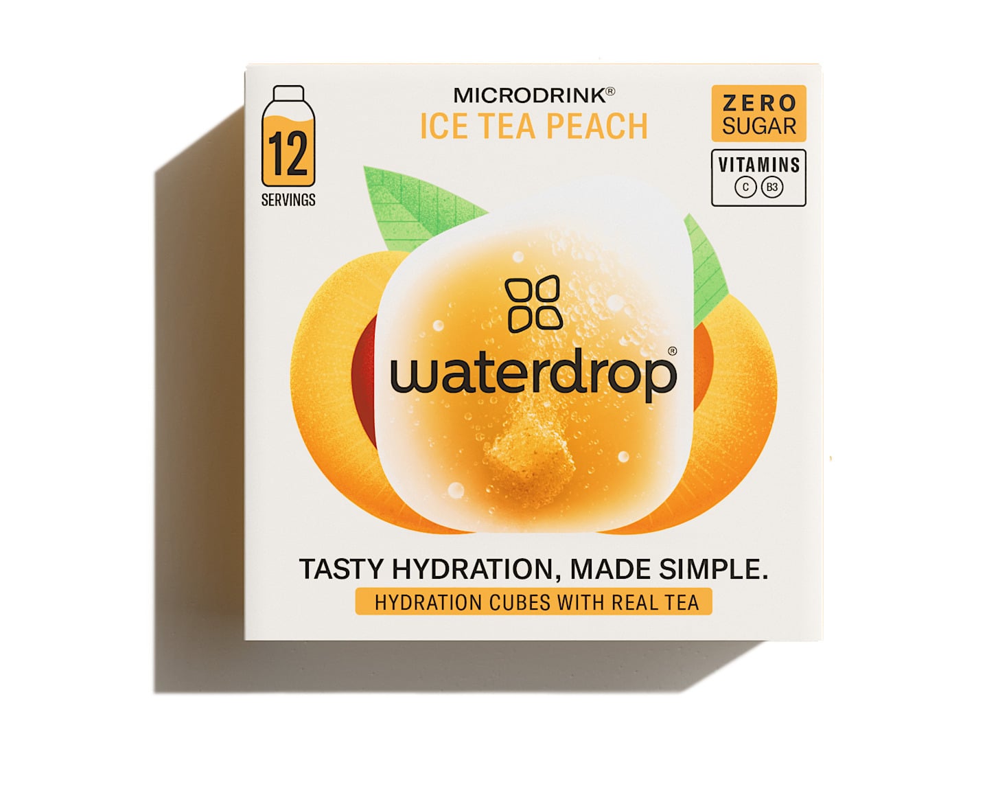 2_1051477-1438x1168-1.jpg Waterdrop Ice Tea Peach gaseeritud kuubik, 12 x 24 g - Pilt 1