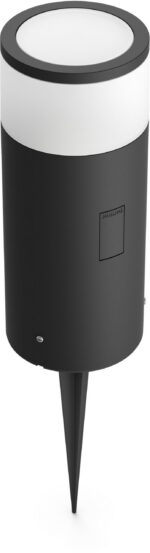 Philips Calla HUE õue valge meeleolu ja värvi lisavalgusti toitejuhtmega, 24 V madalpinge, 25 cm, antratsiit, õues kasutamiseks, 8W - Pilt 3