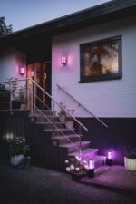 Philips Hue Impress Outdoor nutikas pollarvalgusti, must, madal, 40 cm, 1200 lm - Pilt 5