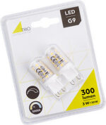 Trio G9 LED-pirn, 3000K, 300lm, 2 tk pakis, hämardatav - Pilt 2