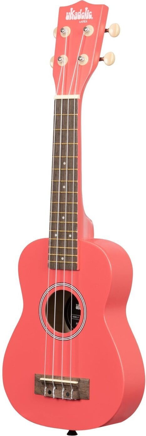 Kala Ukadelic Razzle Dazzle Soprano ukulele, korall - Image 4