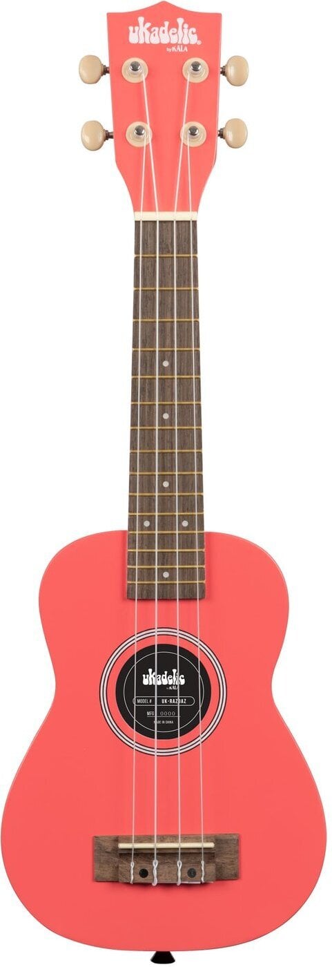 Kala Ukadelic Razzle Dazzle Soprano ukulele, korall - Image 2