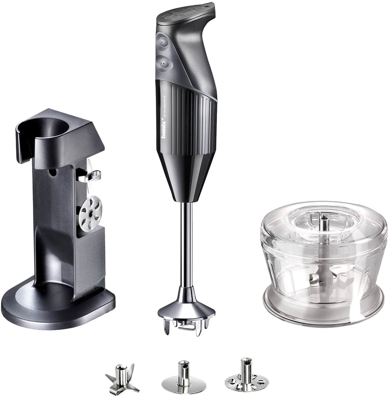 Bamix DeLuxe M200 saumikser, must