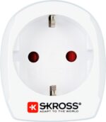 SKROSS Combo adapter Lõuna-Aafrika ja Euroopa reisiadapter