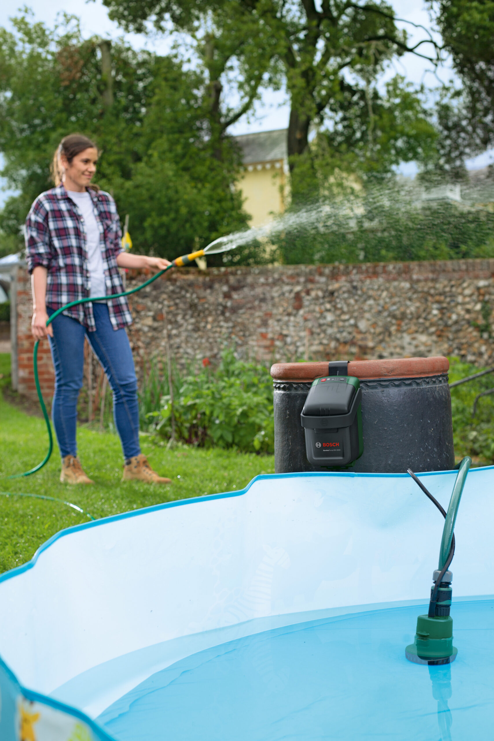 Bosch GardenPump 18V-2000 juhtmeta vihmaveepump, 2,5 Ah akuga - Image 3