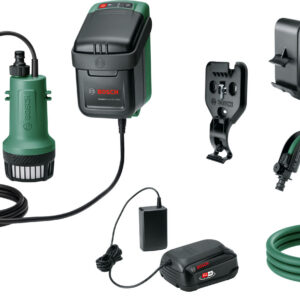Bosch GardenPump 18V-2000 juhtmeta vihmaveepump, 2,5 Ah akuga