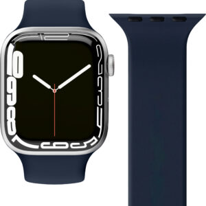 Vonmählen Solo Loop silikoonrihm, Apple Watch 42 / 44 / 45 / 49, suurus S, tumesinine