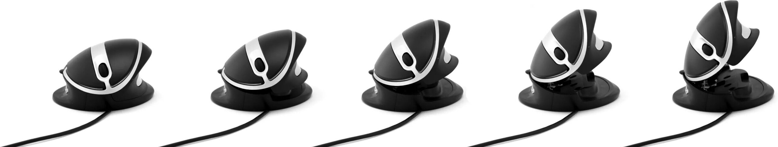 OysterMouse ergonoomiline parem-vasak vertikaalne hiir - Image 4