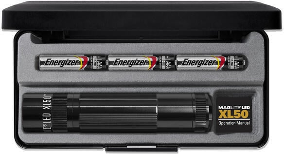 Maglite XL50 LED-taskulamp kinkekarbis, 172 lm