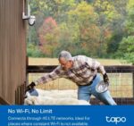TP-LINK Tapo C501GW välistingimustes kasutatav valvekaamera, 4G/LTE - Pilt 5