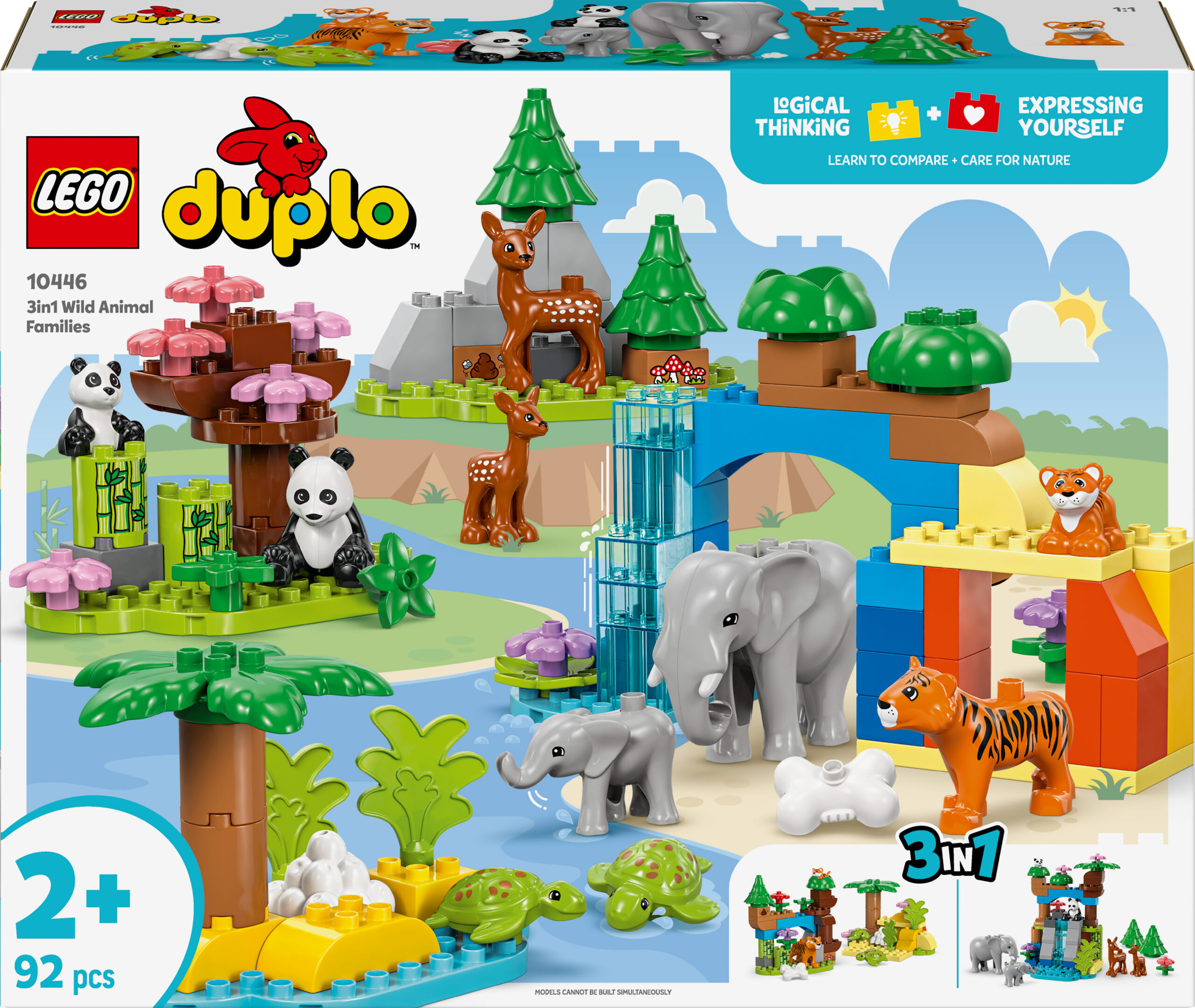 2_965687-4000x3374-1.jpg LEGO DUPLO Town 10446 – 3-ühes metsloomade ja loomade peredele - Pilt 1