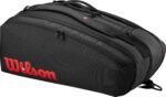 Wilson Clash v3 Super Tour 15 reketikoti pakk, must