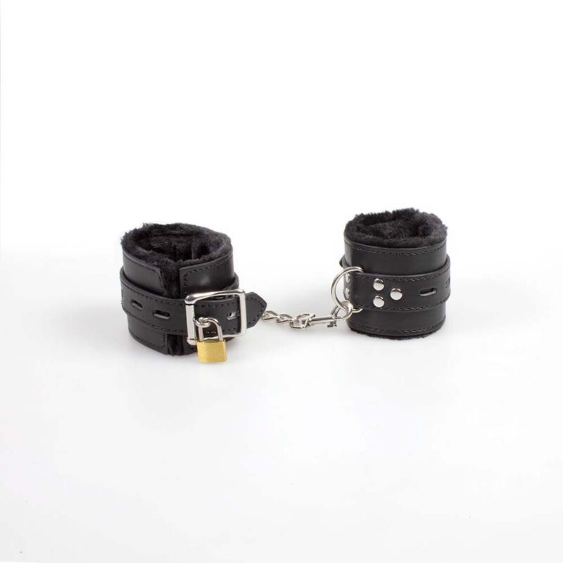 BLACK BONDAGE HANDCUFFS BDSM COLLECTION - Image 3