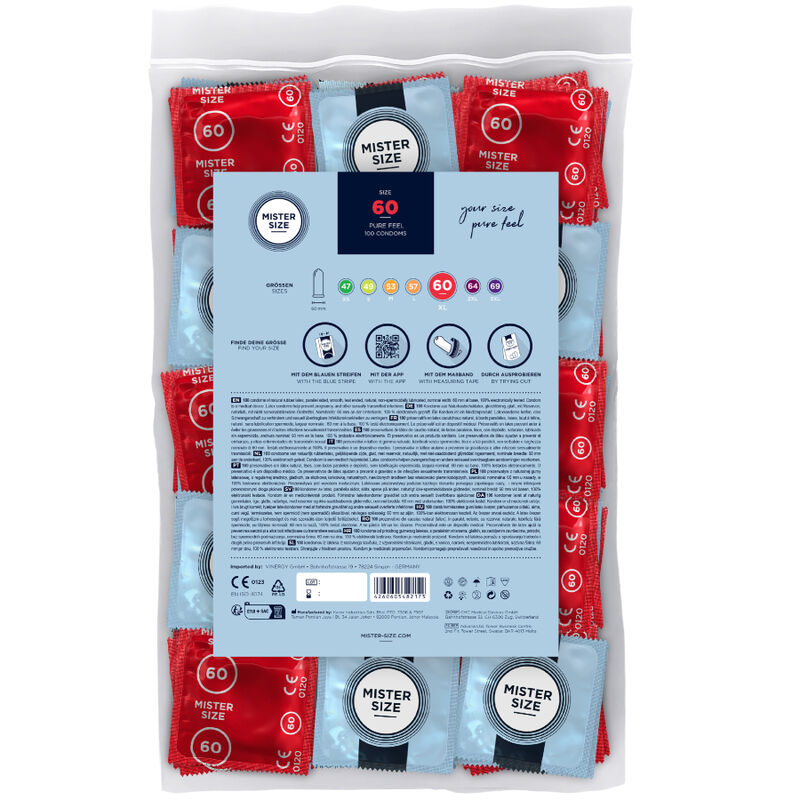 CONDOM SIZE XL 60 MM (100 UNITS) - Image 2
