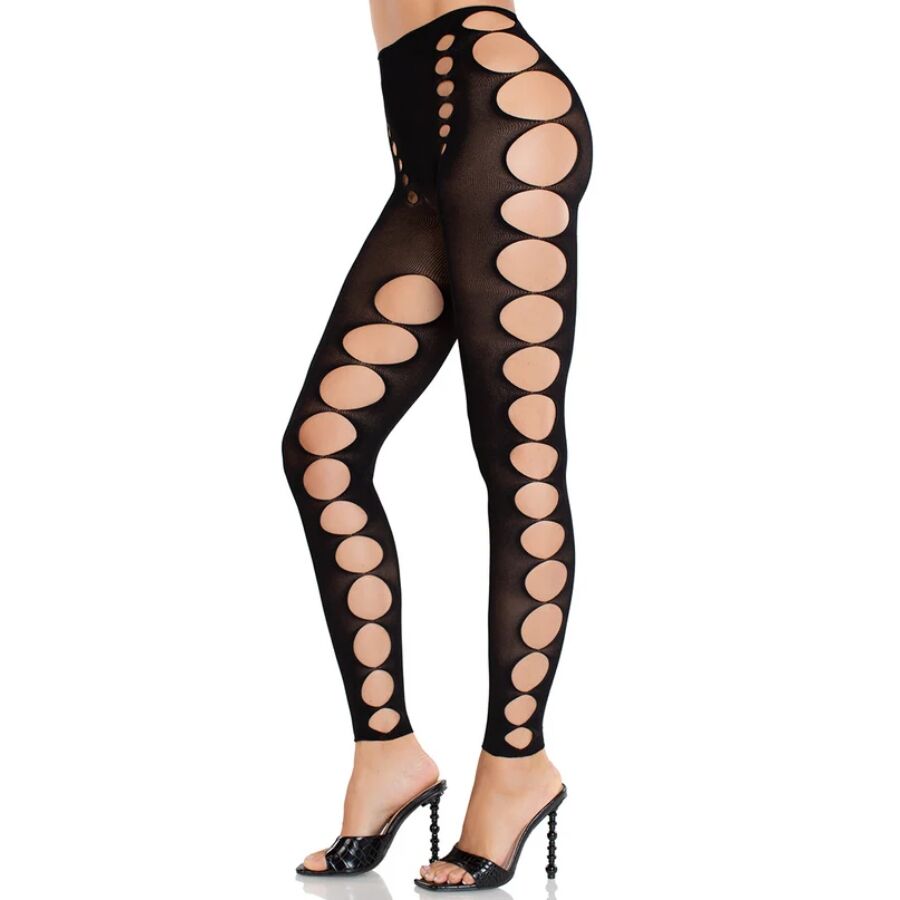 STRAPLESS SEAMLESS OPAQUE STOCKINGS BLACK - Image 2