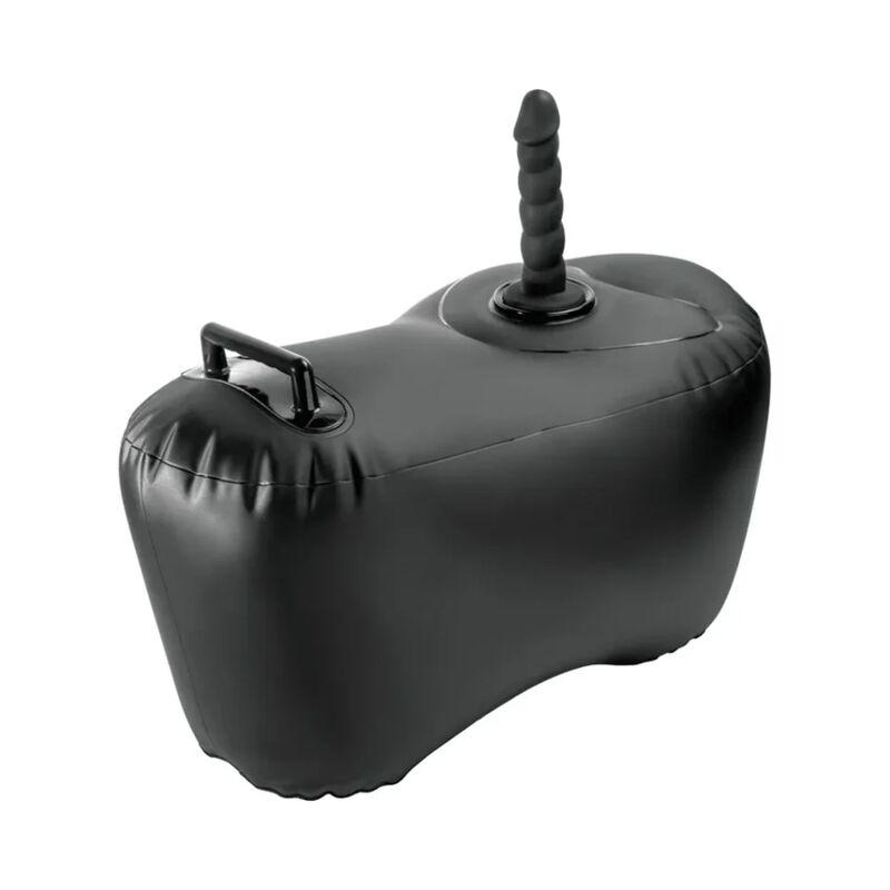 BODY DOCK INFLATABLE LOVE SEAT WITH DILDO 69.2 CM BLACK
