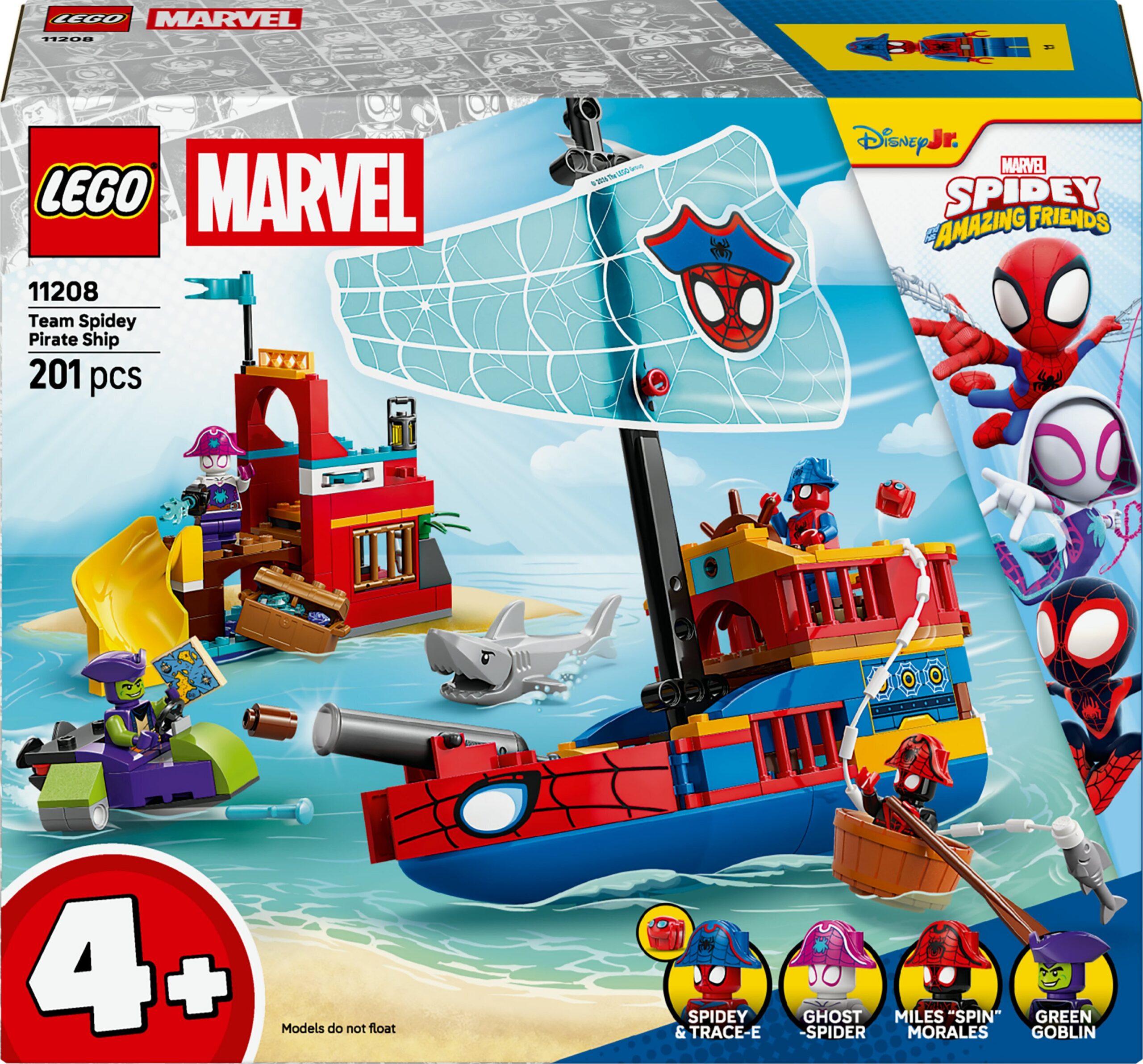LEGO Marvel Spidey 11208 - Spidey's Meeskonna piraadilaev