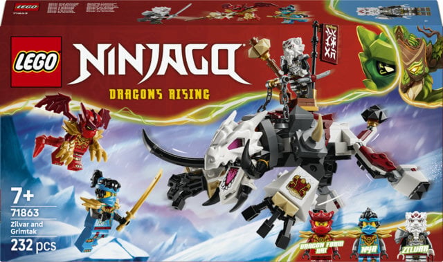 LEGO Ninjago 71863 - Zilvar ja draakonikoletus Grimtak