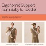 Ergobaby Upsie Sling Carrier kandekott, must - Pilt 5