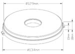 Thermex aktiivsöefilter 535.21.7000.9 CF135, 2 tk - Pilt 3