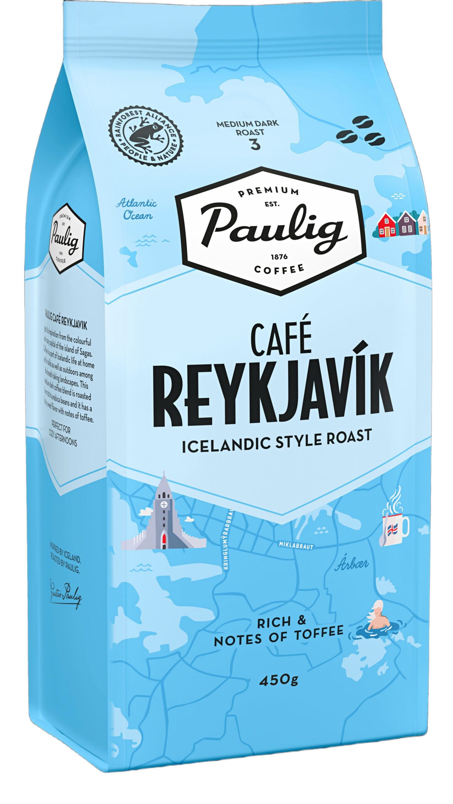 Paulig Café Reykjavik kohvioad, 450 g