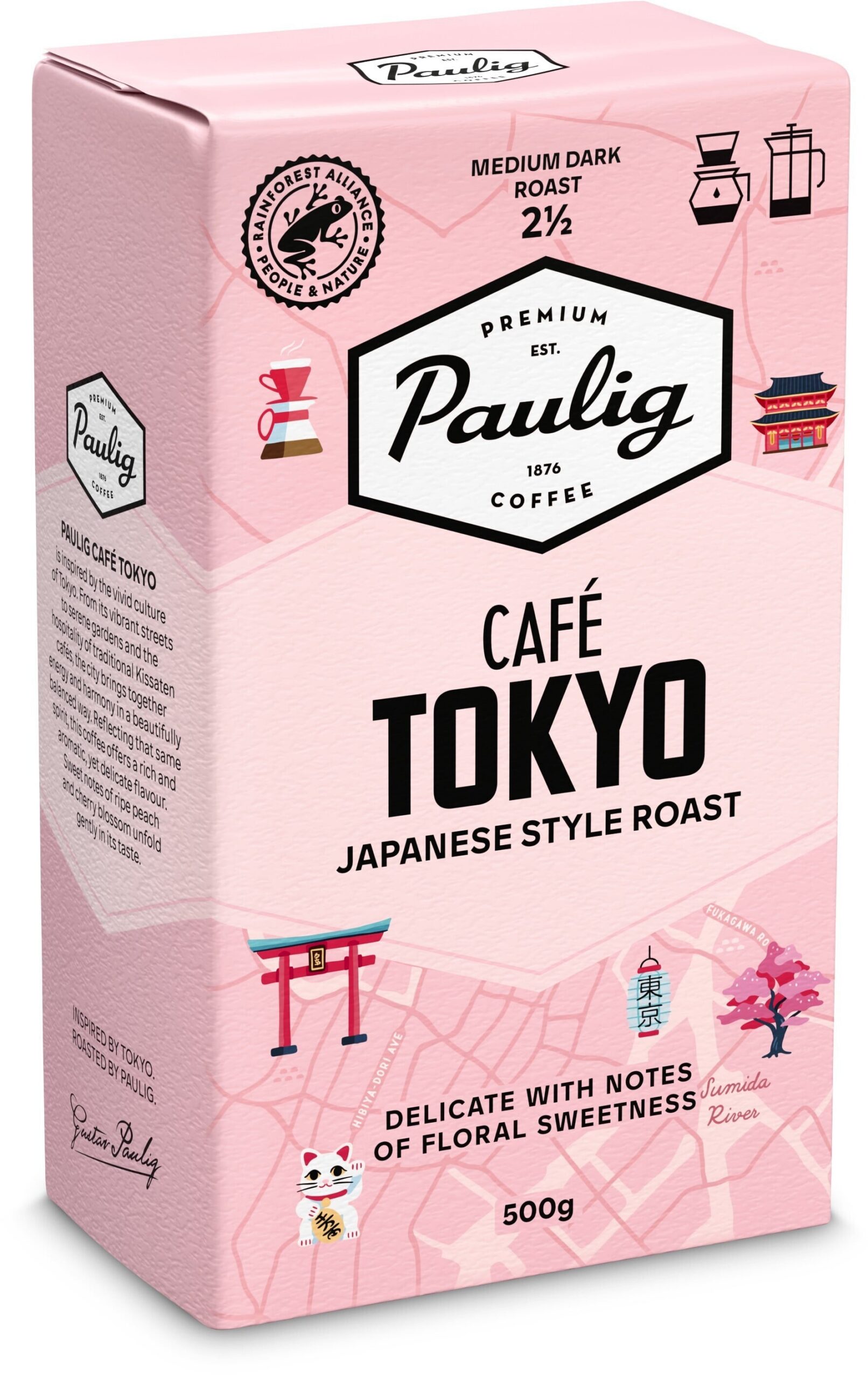 Paulig Café Tokyo jahvatatud kohv, 500g