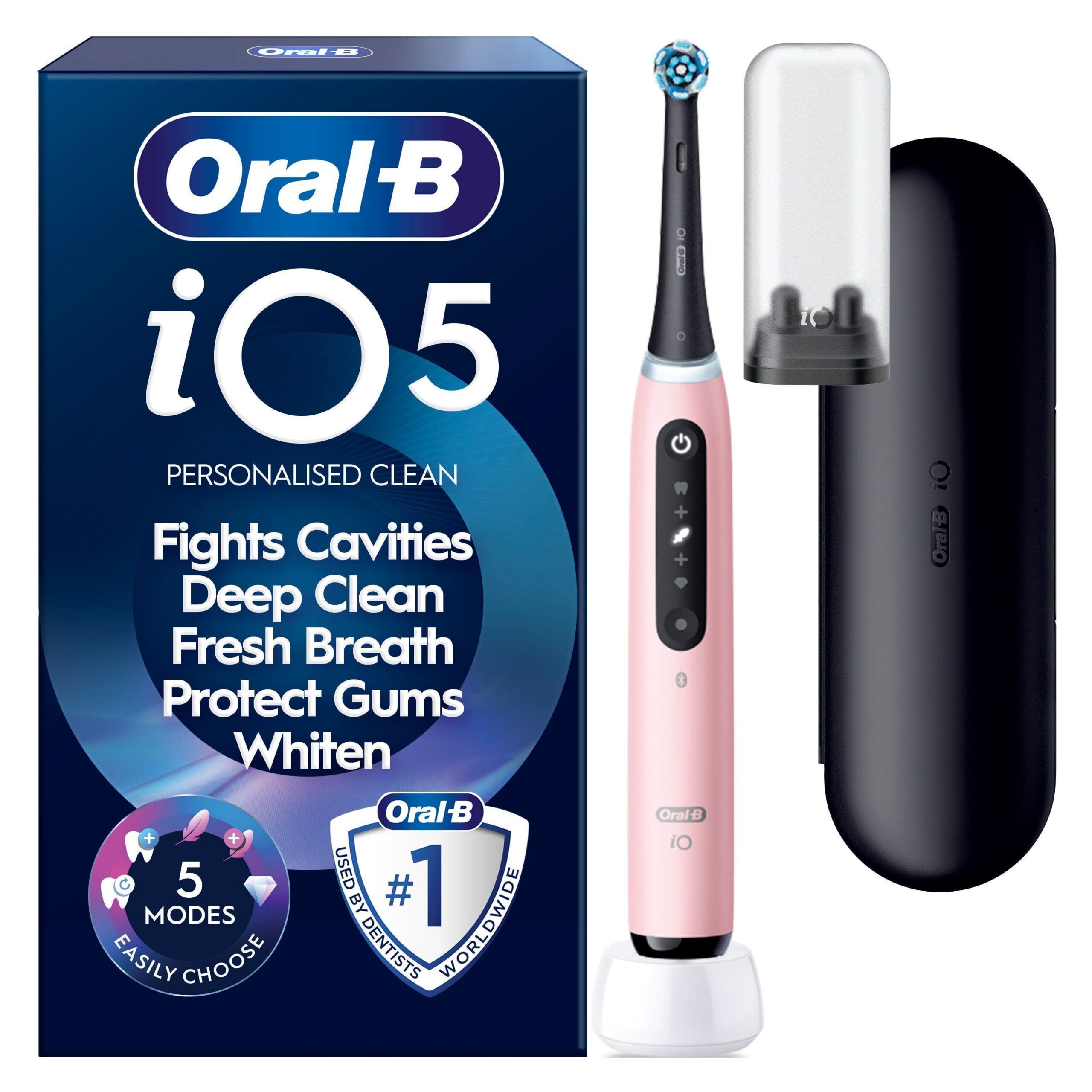 Oral-B iO5 elektriline hambahari, roosa + reisiümbris