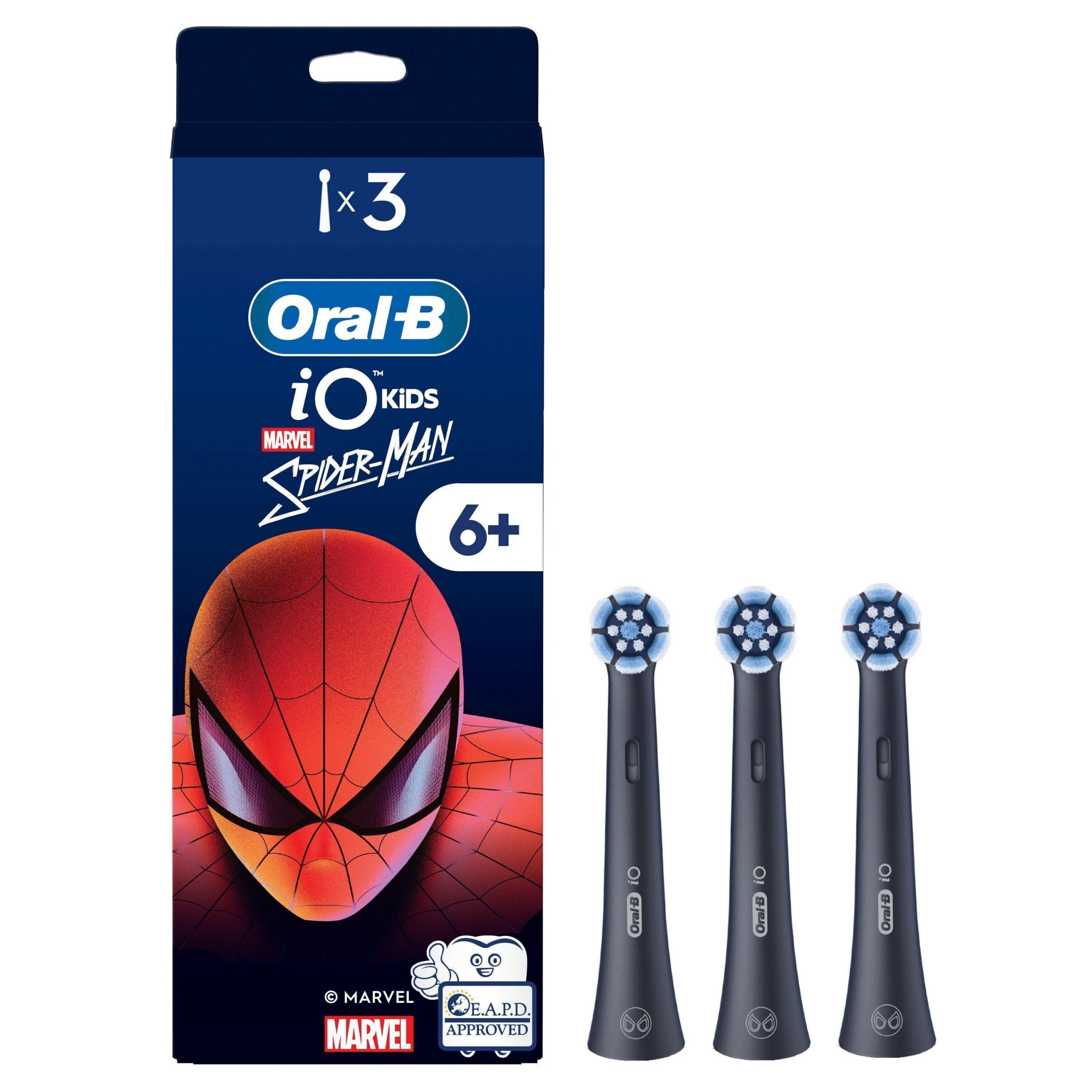 Oral-B iO Kids 6+ Marvel Spider-Mani vahetusharjad, 3 tk