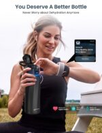 WaterH BOOST Chug Lid nutikas joogipudel, 710 ml, must - Pilt 3