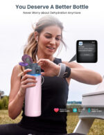 WaterH BOOST Chug Lid nutikas joogipudel, 710 ml, roosa - Pilt 3