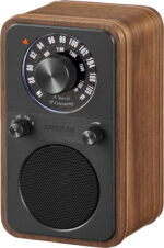 Sangean WR-9 FM-raadio Bluetoothiga, pähklipuu