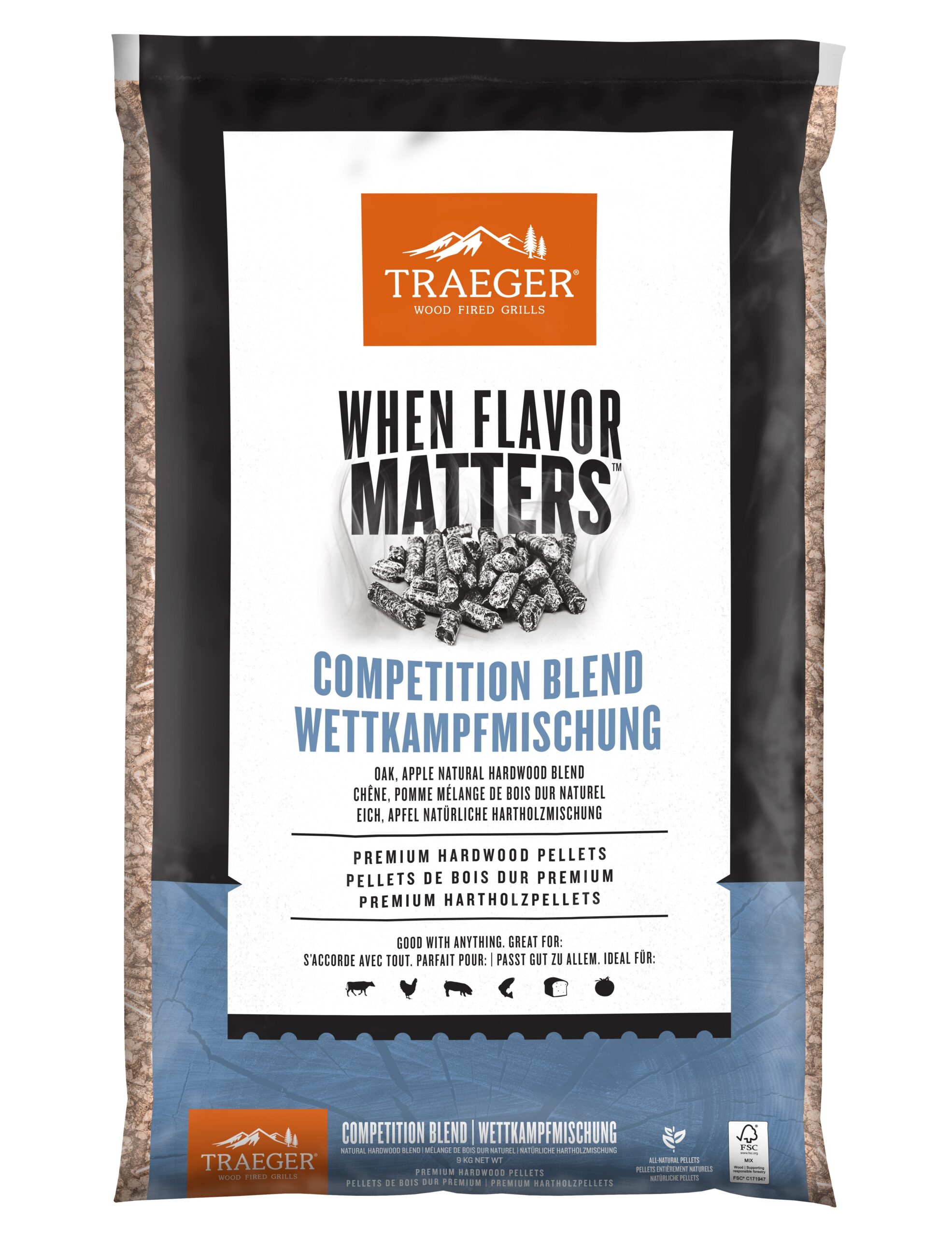 Traeger Competition Blend graanulikott, 9 kg