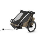 Thule Chariot Cross 2 kahekohaline jalgrattahaagis, khaki - Pilt 2